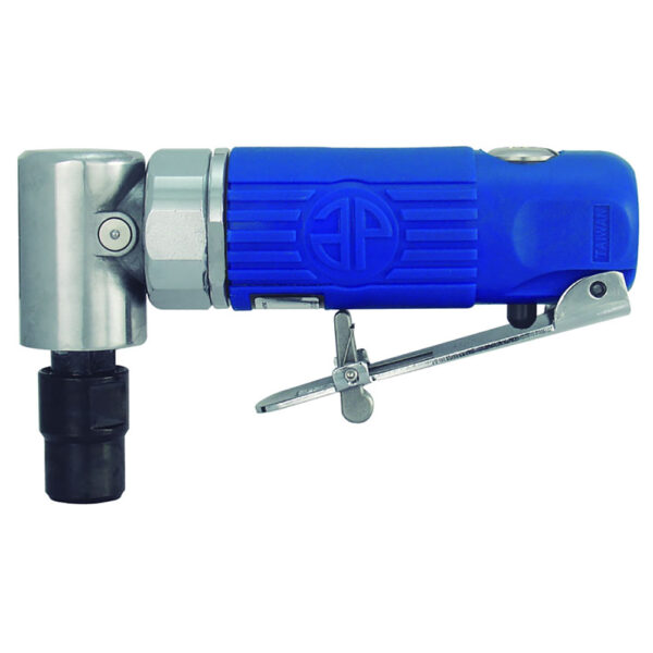 Astro Pneumatic 1240 Blue Composite Body 1/4'' 90 Degree Angle Die Grinder Front Exhaust - 20,000RPM